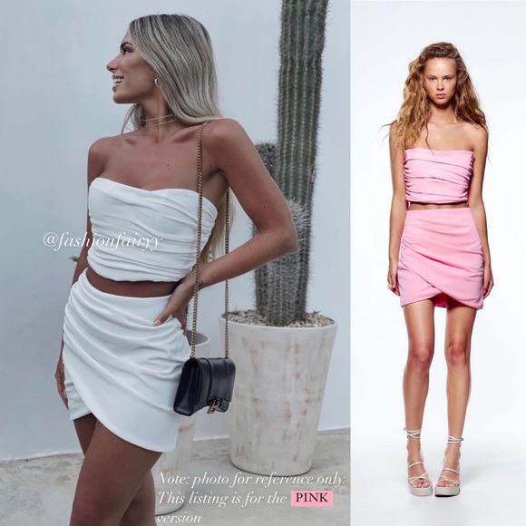 Zara Dresses & Skirts - NWT Zara 2-Piece Matching Bustier & Skirt Set